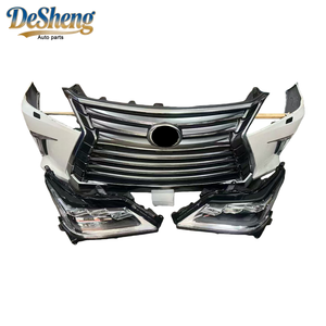 Alta Calidad a Bajo Precio - Compatible con <span class=keywords><strong>Lexus</strong></span> <span class=keywords><strong>LX</strong></span>. Incluye Parachoques Delantero, Faros Delanteros, Rejilla, Radiador, Rejillas de Ventilación. Ajuste Perfecto. - Product Image 3