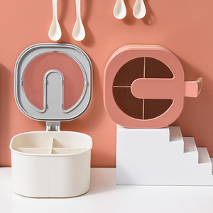 Contenedor de Especias al por Mayor DS2083, Caja para Condimentos con Tapa, Plástico, Cuatro Compartimentos para Sal y Pimienta - Product Image 2