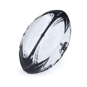 ลูกบอลรักบี้เป่าลมพิมพ์ลายกำหนดได้เองลูกบอลรักบี้ยางเย็บด้วยมือทนทาน - Product Image 1
