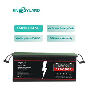 แบตเตอรี่โซลาร์เซลล์แบบ Deep Cycle สำหรับเก็บพลังงาน 12.8V 25.6V แบบแยกส่วนและต่อพ่วงได้  สำหรับระบบไฮบริดกริด 100Ah 150Ah 200Ah 300Ah 12.8V200AH Lifepo4 - Product Image 1