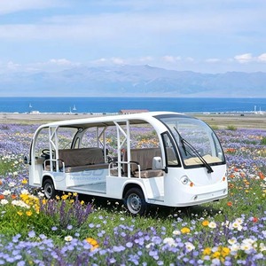 Autobús Turístico Eléctrico de 8-10 Asientos, Autobús de Transporte Turístico Blanco de Doble Cabina, Precio de Autobús Eléctrico Urbano - Product Image 4