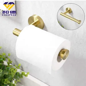 Supporto per rotolo di carta in acciaio inossidabile supporto per carta igienica a parete per bagno supporto per tovagliolo fisso supporto per carta igienica