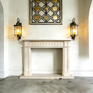 चार सीज़न की आकृति लक्जरी कस्टम आउटडोर सजावट शास्त्रीय यूरोपीय बड़े फायरप्लेस पत्थर मूर्तिकला उद्यान - Product Image 6