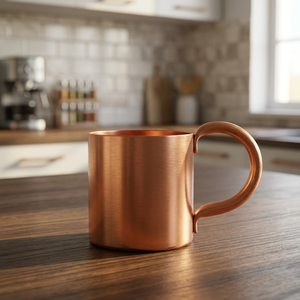 Taza Clásica Moscow Mule de Cobre con Asa, Ecológica, para Sublimación, para Hogar, Bar, Fiesta, Regalo Personalizado, Artesanía India - Product Image 1