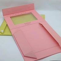 Scatola di Lusso Personalizzata con Logo, Chiusura Magnetica Pieghevole, Stampa in Lamina d'Oro, Confezione Regalo per Abbigliamento