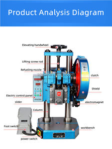 جديد JB04 2T سطح المكتب اليد تعمل الكهربائية ماكينة مكبس تخريم - Product Image 2