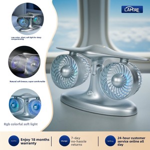 Ventilador de escritorio creativo con forma de avión, con batería de gran capacidad de 8000 mAh, silencioso y de larga duración. - Product Image 2