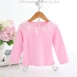 สินค้าใหม่ เสื้อยืดแขนยาวสองสี แฟชั่นคุณภาพสูง เสื้อยืดเรียบง่ายสำหรับสาวๆ จากโรงงานจีน - Product Image 4