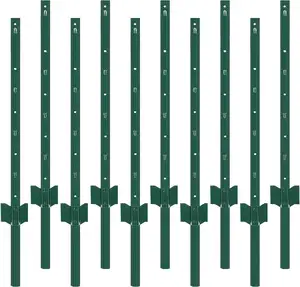 Factory directly wholesales powder coated STEEL U CHANNEL fence POST