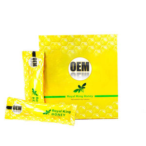 Complément alimentaire à base de plantes pour hommes, miel royal pur à base de plantes, amélioration de l'énergie, miel fou, liquide oral, 12 sachets x 20g pour hommes - Product Image 1