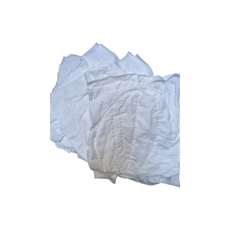 Best Quality Cotton Fabric Waste Rags White Color for General Dirt Sale Clothes Customized Manufacturer Thailand