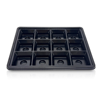 Barquettes en plastique recyclables sur mesure pour chocolat, emballage alimentaire, barquette blister jetable de qualité alimentaire avec fonction de présentation pour le chocolat