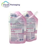 Sacs d'emballage en plastique de savon liquide de détergent de blanchisserie liquide fait sur commande d'usine de 100g 400g 1kg 2kg