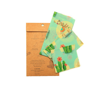 Envolturas <span class=keywords><strong>de</strong></span> <span class=keywords><strong>cera</strong></span> orgánica sostenible para abejas, envoltura <span class=keywords><strong>de</strong></span> alimentos ECO, envoltorios <span class=keywords><strong>de</strong></span> almacenamiento <span class=keywords><strong>de</strong></span> 3 paquetes surtidos - Product Image 4