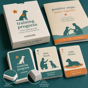 Carte Personalizzate per il Monitoraggio del Progresso dell'Addestramento del Cane, Set di Carte per Traguardi del Cane con Libretto Ricordo A5 Opzionale - Product Image 4