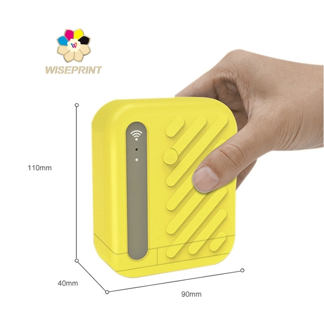 WISEPRINT TIJ Mini HP-WP127MN Pro Mate Handheld Portable Printers Multifunction Inkjet Mobile Wifi Printer for Diy Logo Label