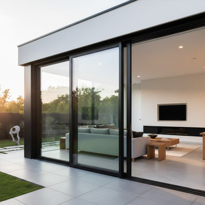 Puertas Corredizas de Aluminio de Alta Resistencia LEDOW, Puertas de Entrada Principales Resistentes a Huracanes, Puertas Corredizas Multipanel para Balcón y Patio - Product Image 2