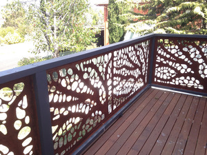 Nouvelle conception moderne, œuvre d'art en métal découpé au laser, écran en acier Corten, écrans de jardin, clôtures en métal découpé au laser - Product Image 2