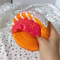 Langsam Zurückfederndes Stressabbau-Spielzeug, Weiches und Realistisches Croissant-Rad-Kuchen Stressabbau-Spielzeug