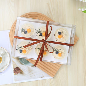 Caja de Embalaje de Papel Personalizada para 4, 6 o 12 <span class=keywords><strong>Muffins</strong></span>, Caja para Hornear Postres, Caja de Regalo para el Día del Niño o Cumpleaños - Product Image 4