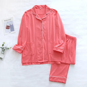 Classico semplice respiro aderente di <span class=keywords><strong>buona</strong></span> qualità sofisticata atmosfera ad alta manutenzione pigiama per la <span class=keywords><strong>notte</strong></span> - Product Image 6