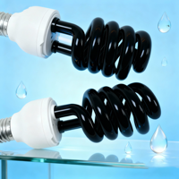 Tube fluorescent ultraviolet en spirale 365nm E27 220v, lampe UV anti-insectes, ampoule LED en forme de maïs 30W 40W 50W, application pour la maison E14 DC