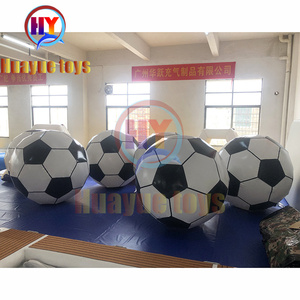 Logo imprimé grand modèle de Football gonflable à hélium en PVC étanche/énorme <span class=keywords><strong>ballon</strong></span> de volley-ball gonflable pour la publicité - Product Image 3