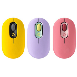 Compact Cute Business <span class=keywords><strong>Mouse</strong></span> <span class=keywords><strong>sem</strong></span> <span class=keywords><strong>fio</strong></span> com LED Backlit Rastreamento Óptico para Bluetooth Três-Mode Pop para Office Home Use for - Product Image 3