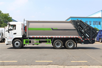 Camion à ordures compacteur Shacman 20m³ de type benne, 6X4, poids lourd, pour usage municipal