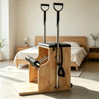 Chaise de Pilates Wunda MJD-M401A avec cadre en chêne de qualité supérieure pour l'entraînement du tronc à domicile et en studio