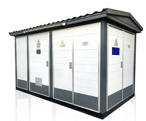 European Type 1250KVA Outdoor Packaged Hv/Lv Intelligent Box Power Distribution Pre-Fabricated box Substation