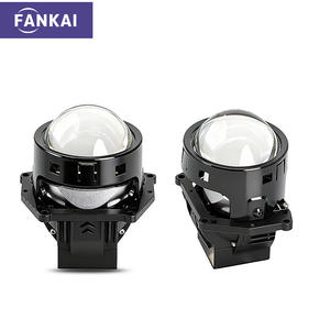 Phare de voiture à LED bi-xénon M9 haute puissance 65W super lumineux, lentille de 3 pouces, double culot de lampe, mise à niveau intégrée des feux de croisement et de route - Product Image 2