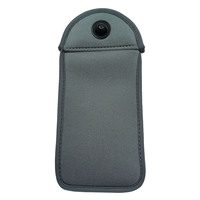Sac de téléphone Faraday en tissu de plongée, blocage du signal, antivol, fermoir magnétique, protection RFID, couleur unie personnalisable, logo