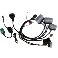 Câble de programmation ECU à 5 connecteurs, faisceau d'alimentation de diagnostic multi-interface adapté aux moteurs Cummins