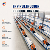 Machine de pultrusion automatique de PRV, ligne de production de profilés en fibre de verre sur mesure, équipement de pultrusion de PRV, contrôle PLC