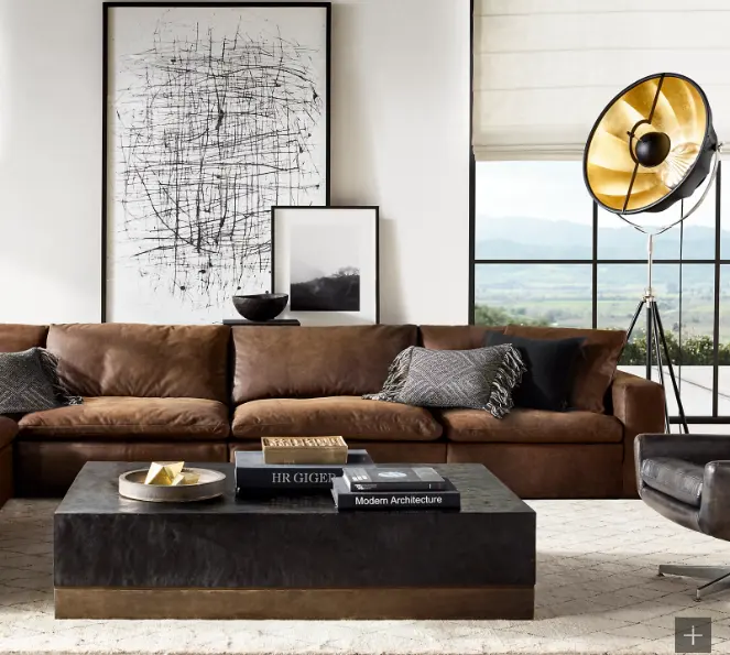 Juego de sofás de lujo para sala de estar Sofá modular moderno
