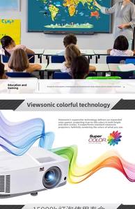 โปรเจคเตอร์วิดีโอ Yinzam <span class=keywords><strong>ViewSonic</strong></span> Max 1080p DLP, ความสว่าง 3200 ลูเมนส์ <span class=keywords><strong>240</strong></span> <span class=keywords><strong>Hz</strong></span> HDR สมาร์ทโปรเจคเตอร์ รองรับ 3D สำหรับการประชุมครอบครัว - Product Image 4