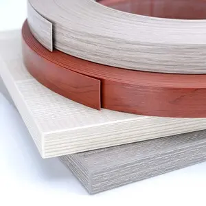 Sample Customization Top Quality New Item Factory 0.6*12mm Embossed ABS Edge Banding For Kitchen And Decorative Materia
