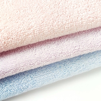 Factory Custom Wholesale 400gsm Double Sided Durable Absorbent 100% Cotton Terry Cloth Fabric Towelling for Baby Bathrobe