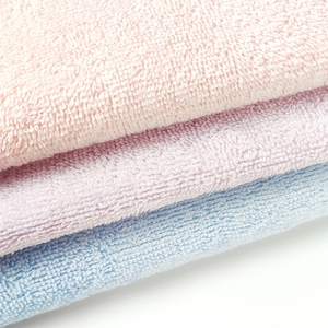 Vải bông Terry 100% <span class=keywords><strong>cotton</strong></span>, dày 400gsm, hai mặt, bền, thấm hút tốt, sản xuất theo yêu cầu, bán buôn, dùng làm áo choàng tắm cho bé - Product Image 2