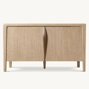 RH GAEL OAK Media Console Meuble <span class=keywords><strong>TV</strong></span> moderne <span class=keywords><strong>en</strong></span> chêne massif Centre de divertissement de luxe écologique et durable pour salon Convient aux téléviseurs - Product Image 5
