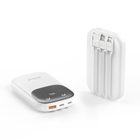 Miccell - Baterías Externas de Carga Rápida PD de 22.5W y 20000mah, Batería Externa Portátil para Teléfono con Pantalla LED Digital