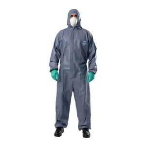 Industrial Safety Disposable Overalls Hazmats Suits PPE Disposable Clothing Coverall Custom