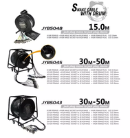 Portable professionnel 8 16 20 24 28 32 36 40 canaux Signal Audio serpent câble Xlr connecteur prise câble tambour avec boîte de scène