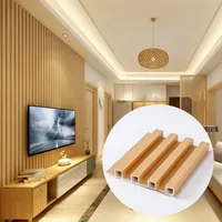 装飾的な屋内インテリアクラッドラミネートPvc Wpc壁パネルの内側に溝付きの品質保証3D
