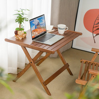 Ensemble table et chaises pliantes en bambou, design minimaliste, pliable et facile à transporter, mobilier d'extérieur pour la maison, balcon