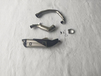 Système d'échappement moto en acier au titane haute performance, silencieux et tuyau slip-on pour KTM RC390 2024 – Vente directe usine