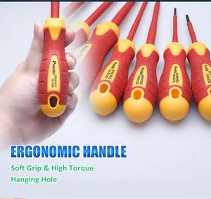 पावर लाइन रखरखाव चार्जिंग स्टेशन की मरम्मत के लिए 20 पीसी 1000v इन्सुलेट मीट्रिक PK-2810H - Product Image 2