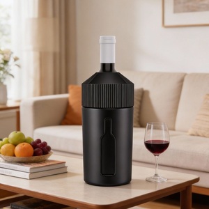 <span class=keywords><strong>Enfriador</strong></span> <span class=keywords><strong>de</strong></span> <span class=keywords><strong>Botellas</strong></span> <span class=keywords><strong>de</strong></span> Vino y Champán Emode, Aislado al Vacío, <span class=keywords><strong>de</strong></span> Acero Inoxidable, Se Adapta a la Mayoría <span class=keywords><strong>de</strong></span> las <span class=keywords><strong>Botellas</strong></span> <span class=keywords><strong>de</strong></span> 750 ml, Mantiene la Bebida Fría hasta 6 Horas - Product Image 1