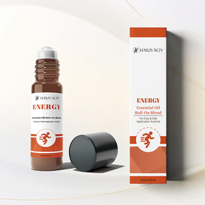 Aceite en Roll-On Prensado en Frío, Ecológico y Refrescante, Mezcla Natural de Eucalipto <span class=keywords><strong>para</strong></span> Aumentar la Energía, <span class=keywords><strong>para</strong></span> Todo Tipo de Piel, 10 ml, Aroma Floral Fresco - Product Image 4